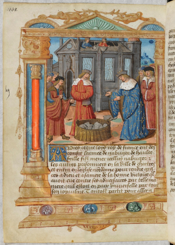 Illustration 7 : Le roi Louis déconstruit l’église Saint-Denis 