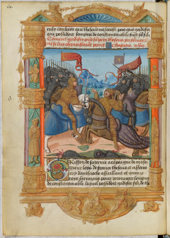 Illustration 9 : Gadifer combat son père Théséus